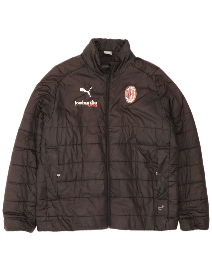 Puma Veste matelassée AC Milan pour homme UK 42 XL Noir