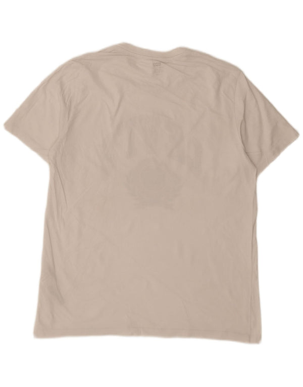 Levi's T-Shirt Graphique Homme Blanc Large Coton