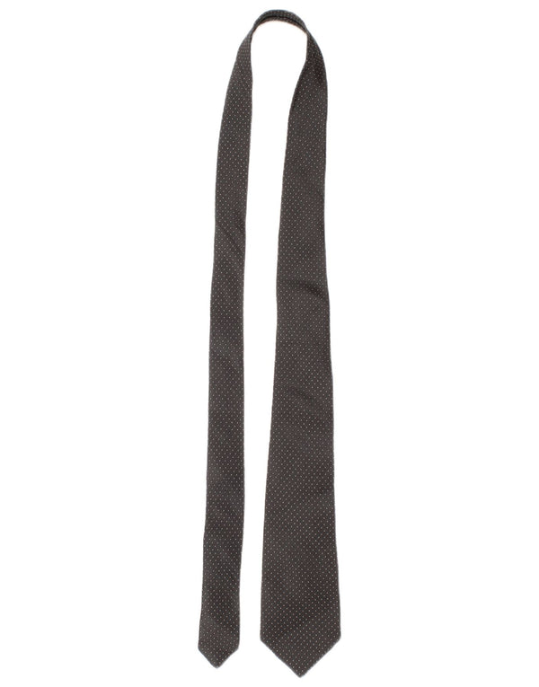 Ermenegildo Zegna Cravate Homme Taille Unique Gris Tacheté Soie Classique