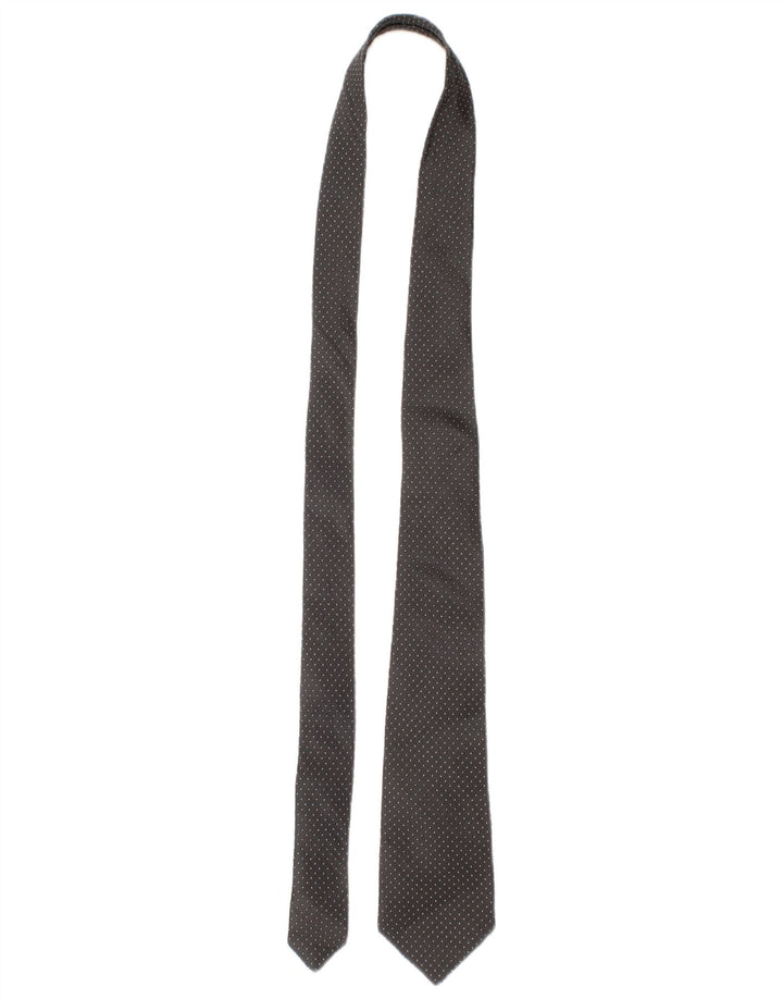Ermenegildo Zegna Cravate Homme Taille Unique Gris Tacheté Soie Classique