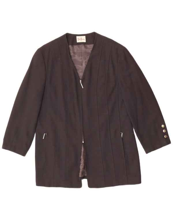 Betty Barclay Veste Blazer Femme UK 18 XL Gris Viscose