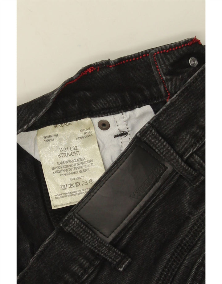 Wrangler Jean droit homme W31 L32 coton noir