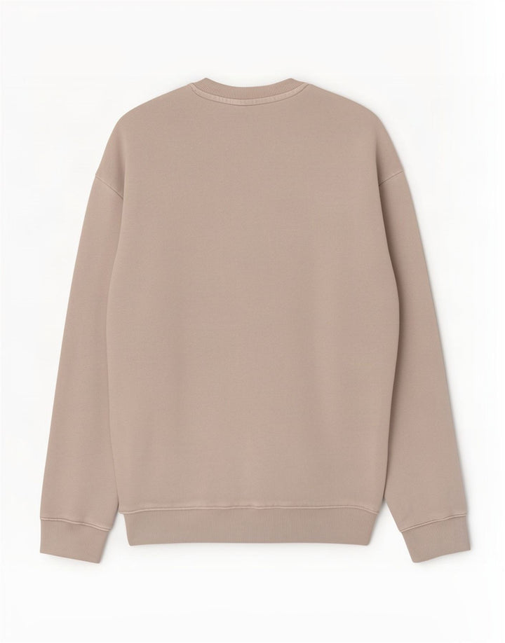 Reebok Sweat-shirt coupe ample pour homme, petit, gris, coton