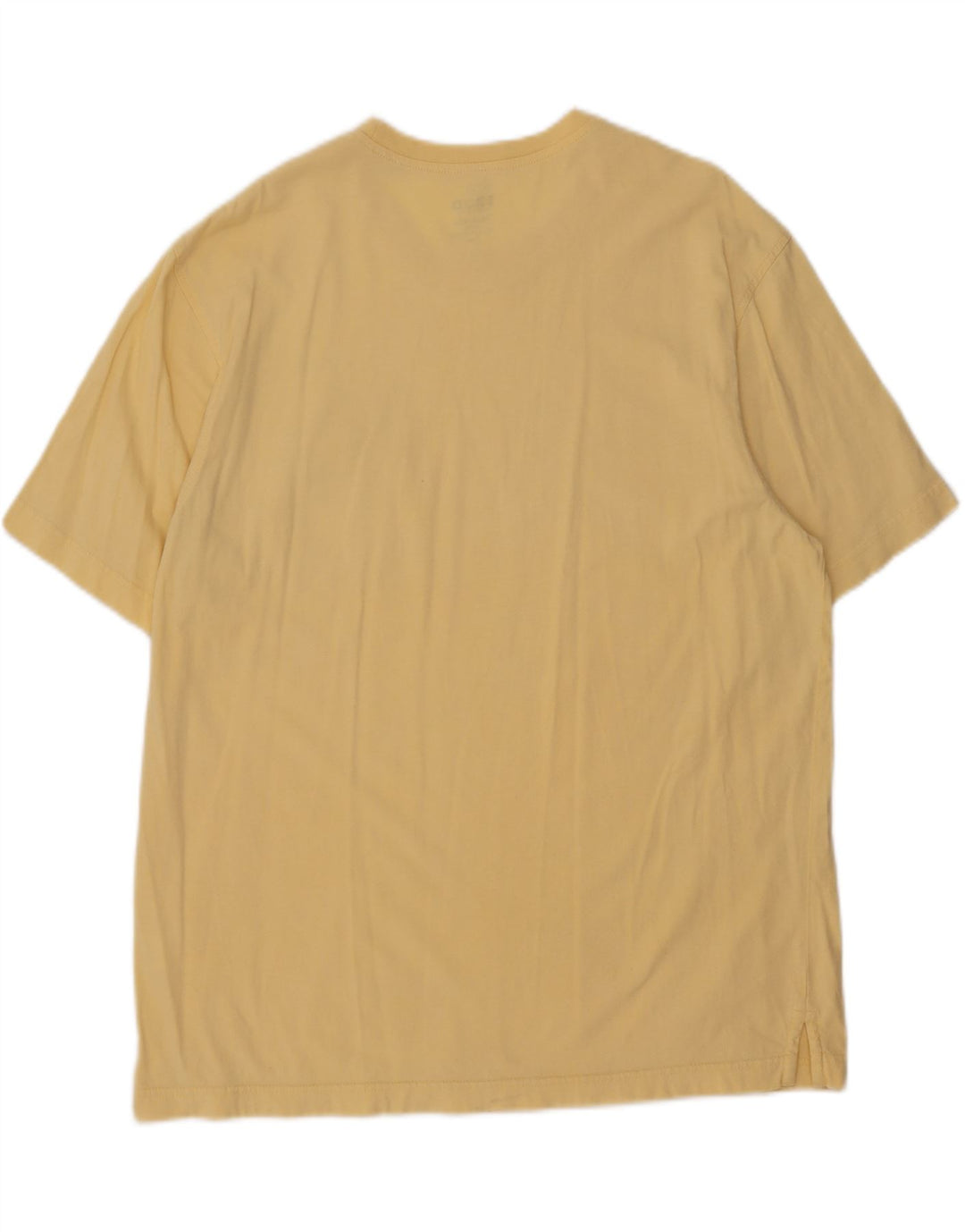 IZOD Mens T-Shirt Top Large Yellow Cotton Vintage Izod and Second-Hand Izod from Messina Hembry 