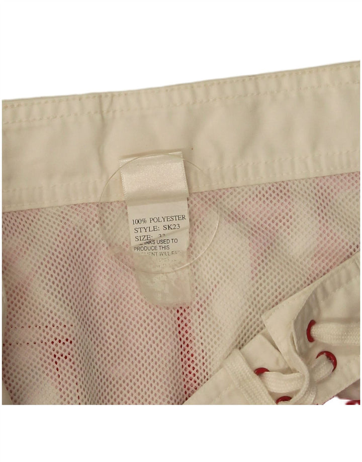 Sundek Short de bain pour homme en polyester floral rouge moyen