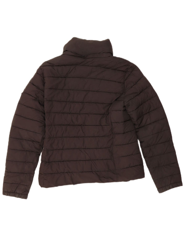 Superdry Veste rembourrée pour femme UK 12 Medium Noir Polyester