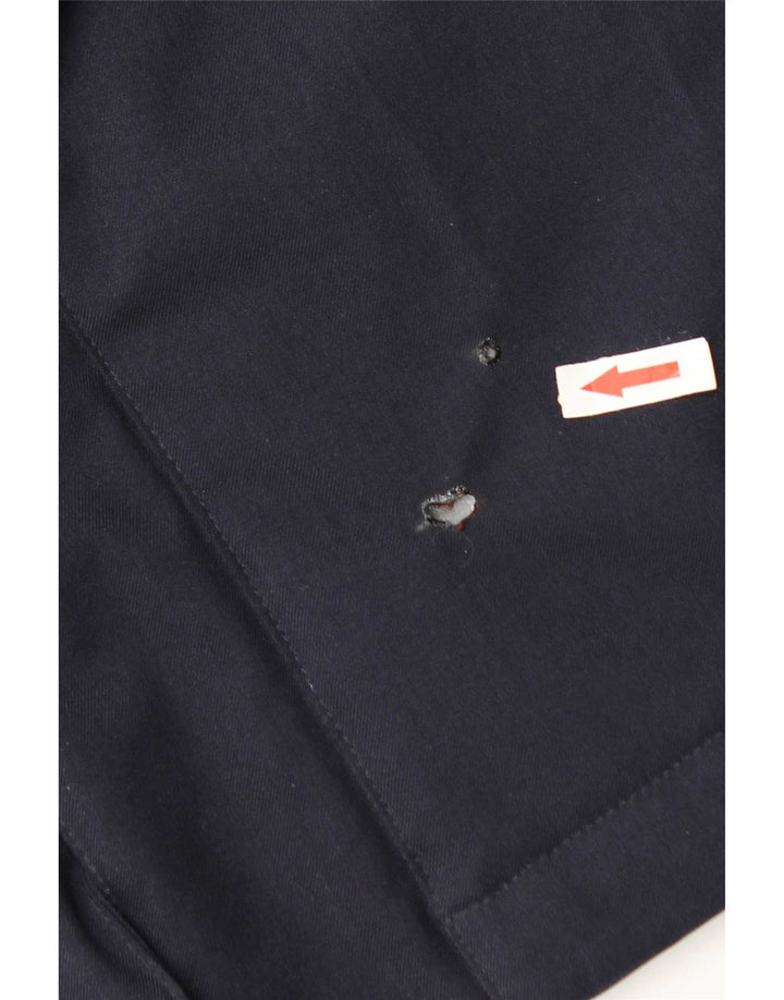 Boggi Manteau coupe-vent pour homme UK 38 Bleu marine moyen Polyester
