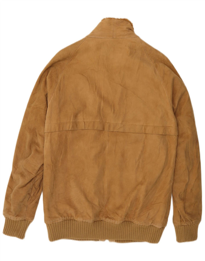 VINTAGE Veste en peau de mouton pour homme UK 38 Marron moyen