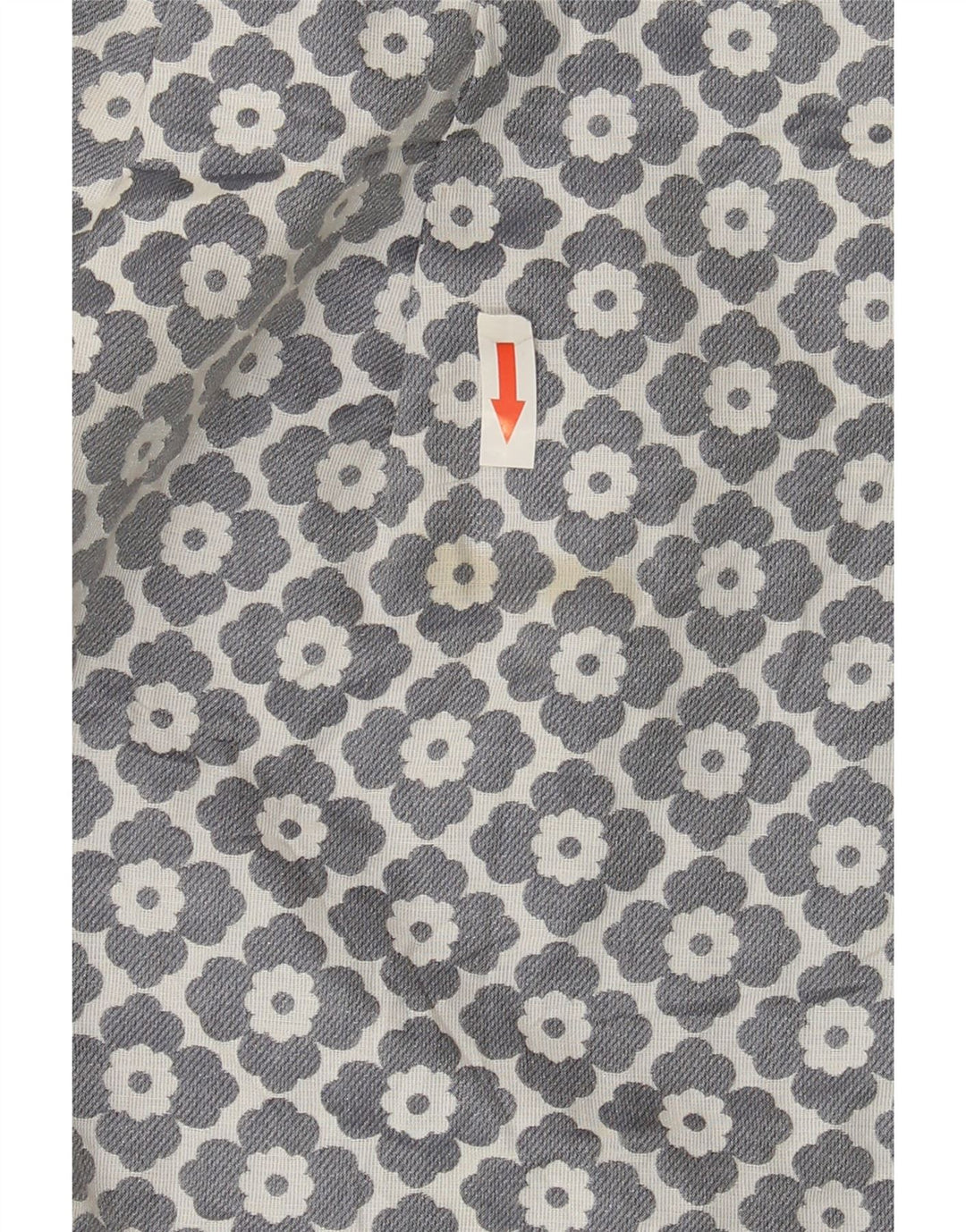 Oasis Mini-jupe femme UK 10 Small W28 Gris Floral Polyester