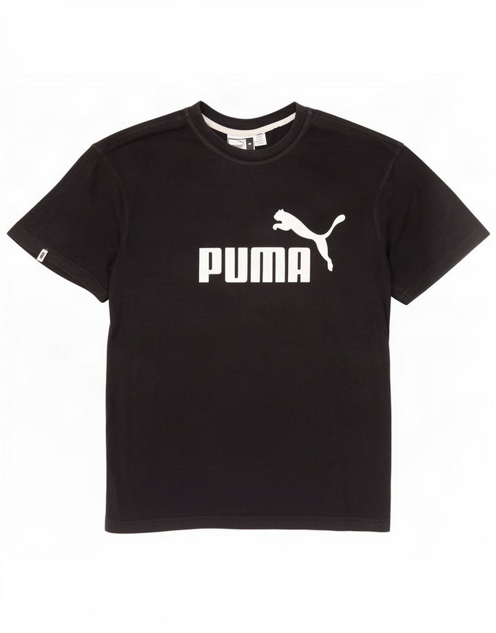 Puma T-Shirt Graphique Homme Noir Moyen Coton