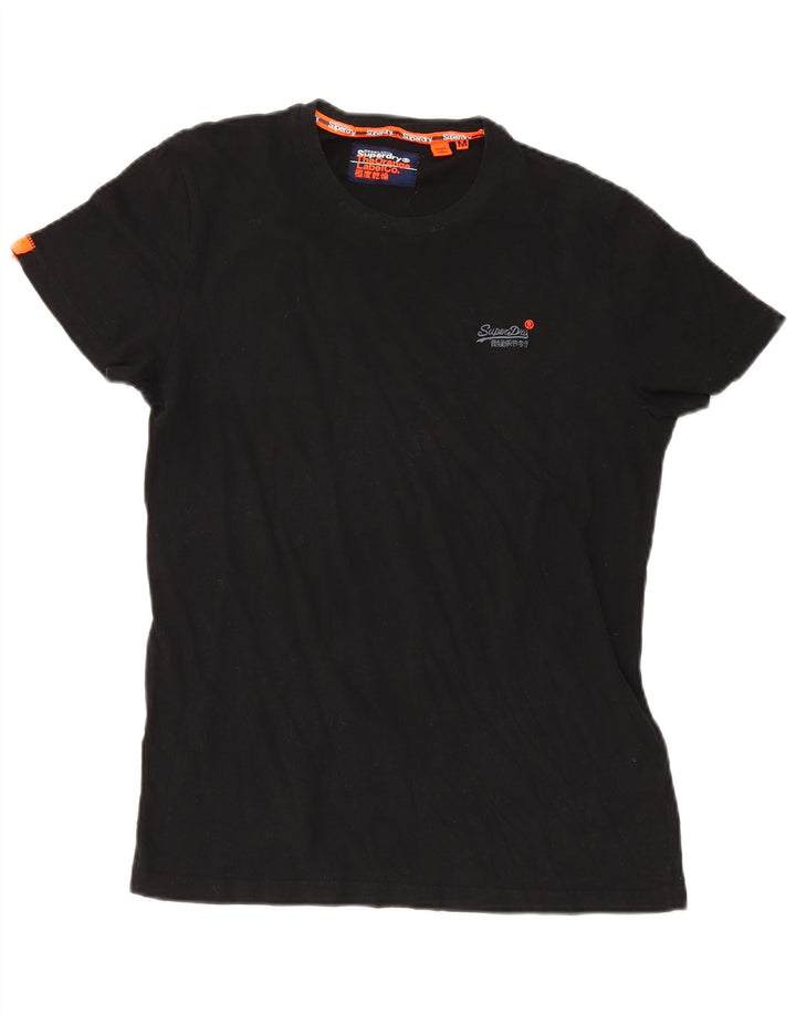 Superdry T-Shirt Homme Noir Moyen Coton