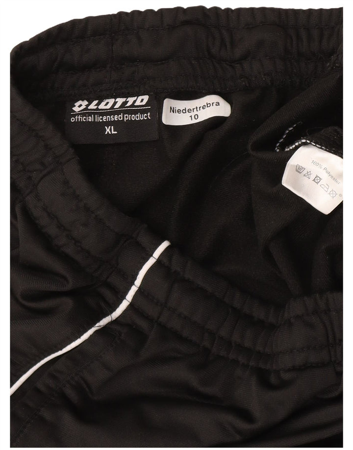 Lotto Pantalon de Survêtement Homme XL Noir Polyester