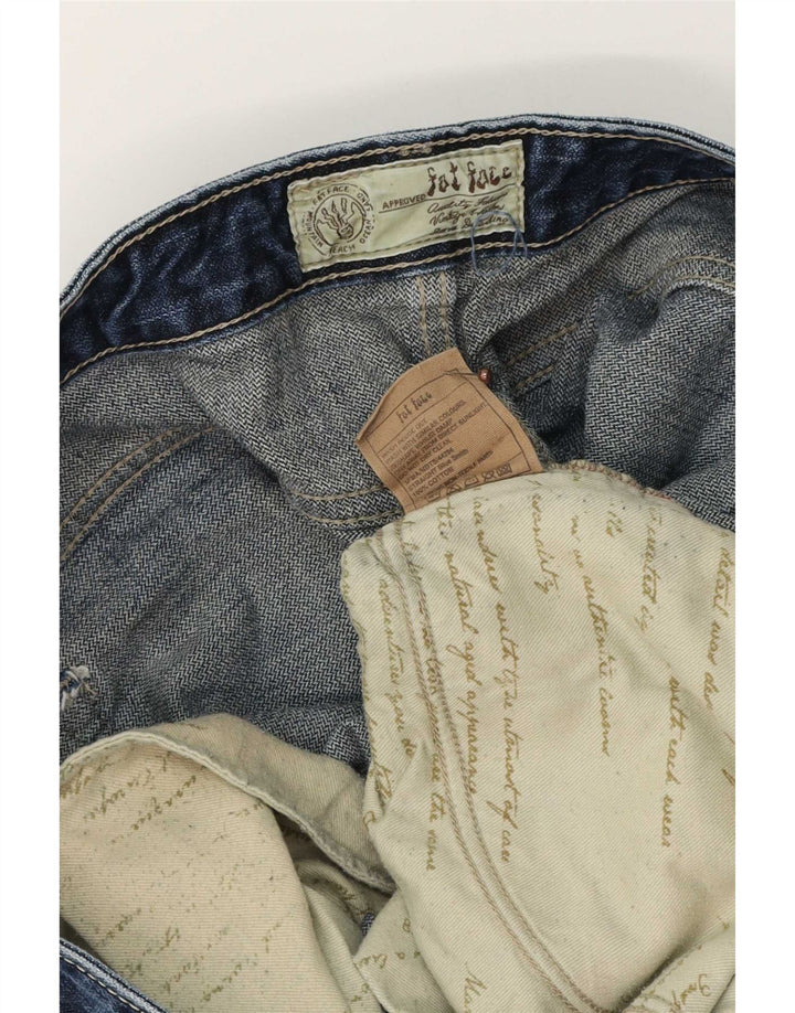 Fat Face Jean droit homme W36 L34 bleu coton