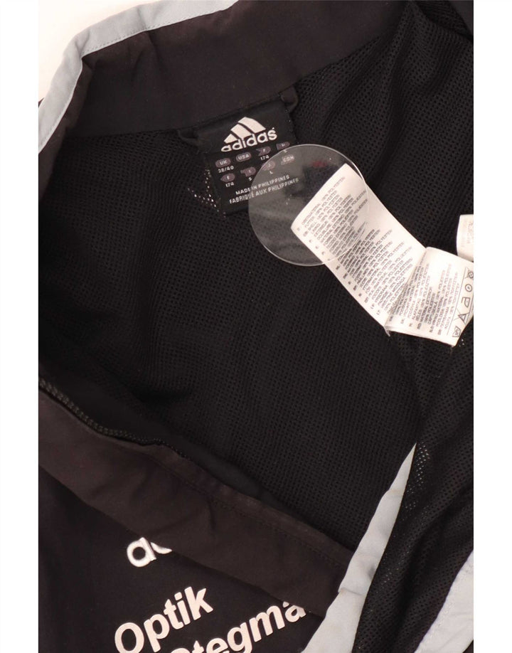 Adidas Veste de survêtement graphique pour homme UK 38/40 Noir moyen Colourblock
