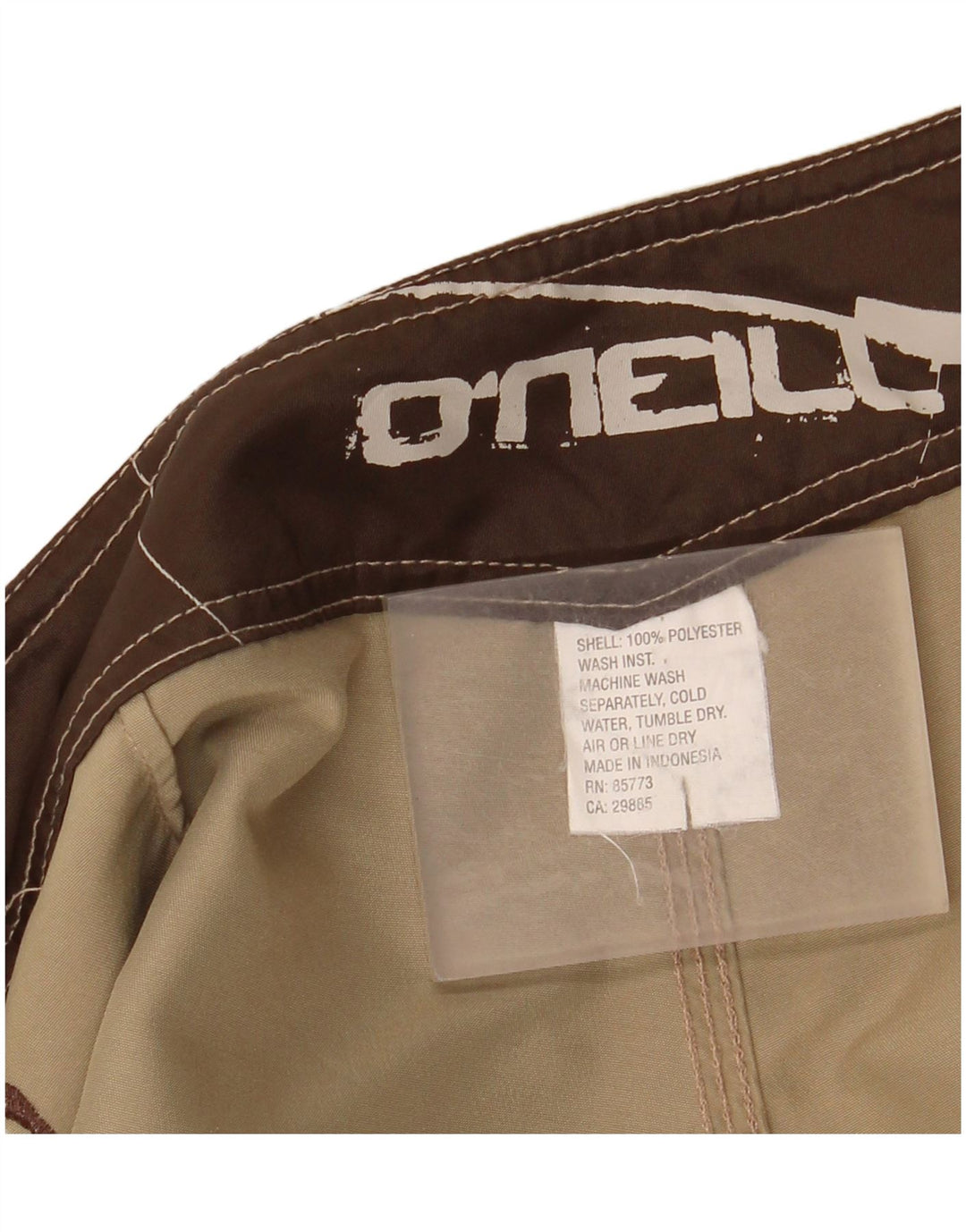 O'Neill Short de Bain Homme Kaki Moyen Polyester Plage