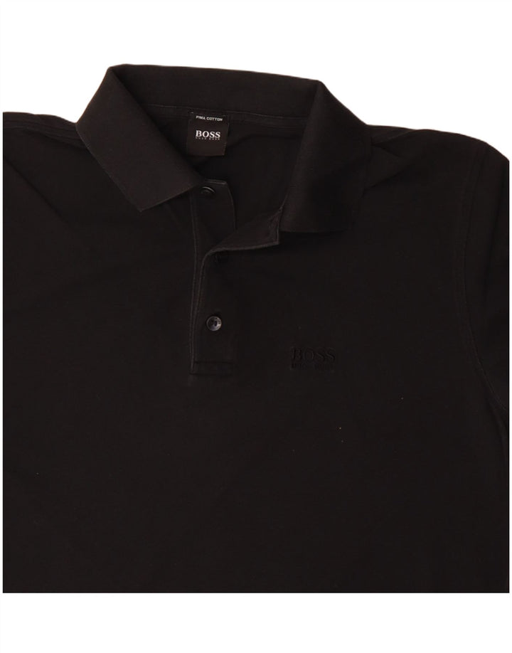 Hugo Boss Polo Homme Coton Noir Moyen