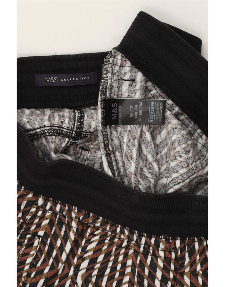 Marks & Spencer Short décontracté pour femme UK 12 Medium W32 Multicolore