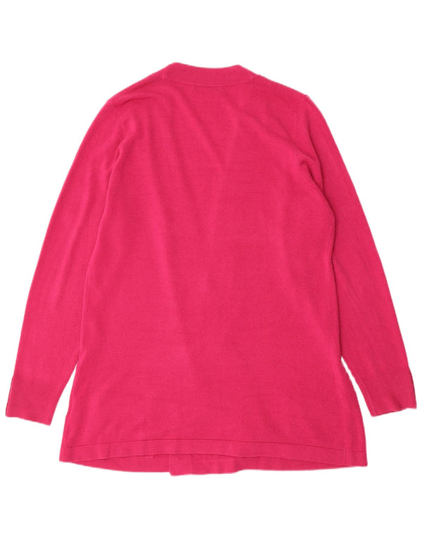 Marks & Spencer Pull cardigan ouvert pour femme UK 20 2XL Acrylique rose