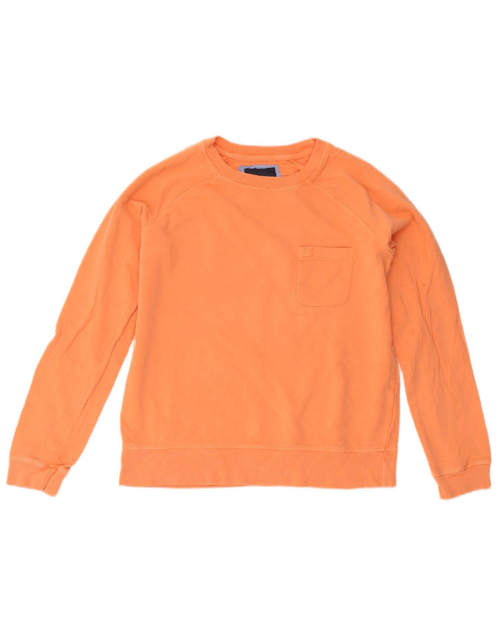 Crew Clothing Sweat-shirt pour femme UK 10 Petit Orange