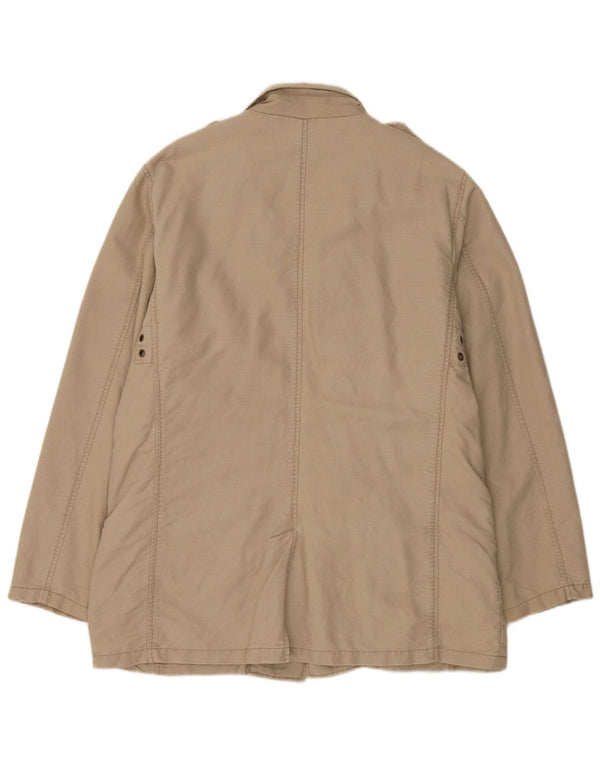 Jan Paulsen Veste militaire pour homme EU 54 2XL Beige Lin