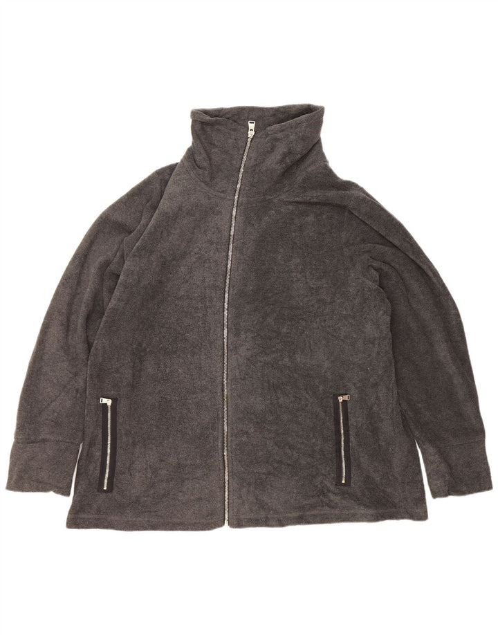 Calvin Klein Veste polaire graphique pour femme UK 20 2XL Gris Polyester