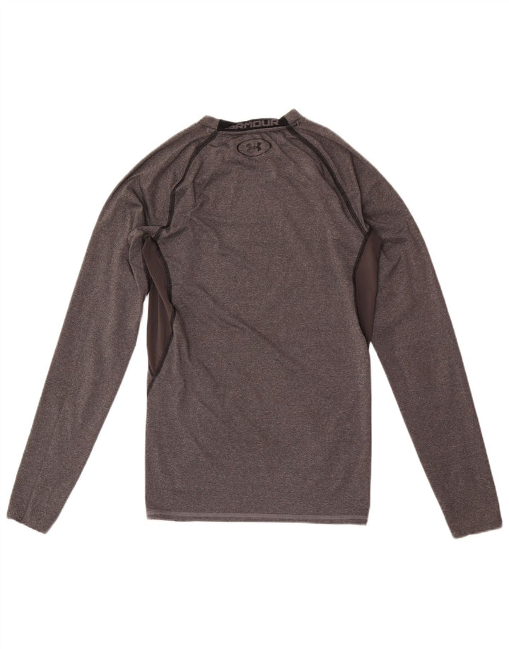 UNDER ARMOUR Haut graphique à manches longues pour hommes, petit gris moucheté