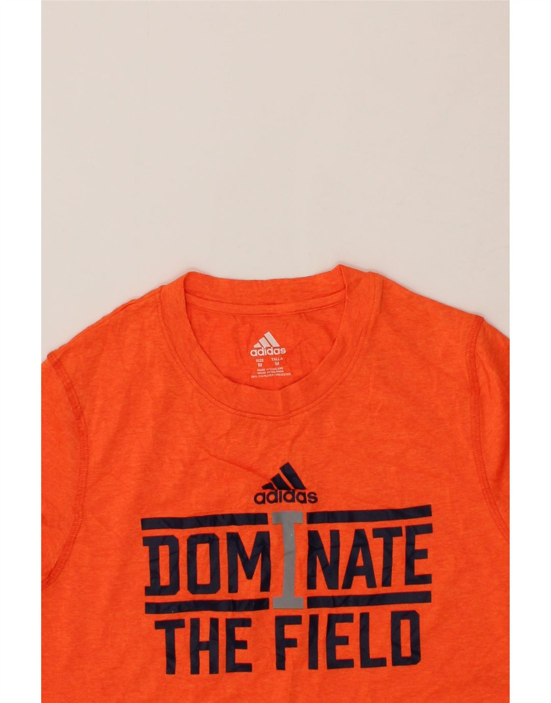 ADIDAS Boys Graphic T-Shirt Top 11-12 Years Medium  Orange Polyester Vintage Adidas and Second-Hand Adidas from Messina Hembry 