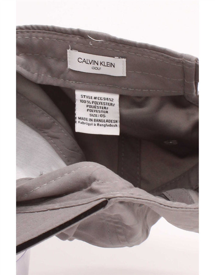 Calvin Klein Casquette de baseball graphique pour homme Taille unique Gris Polyester