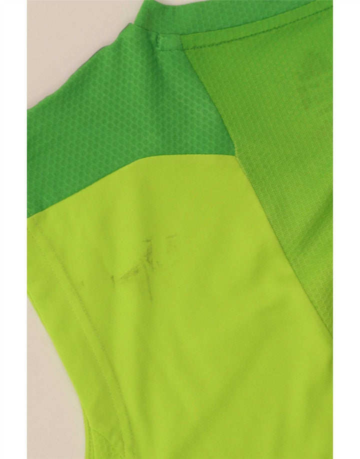 Adidas Hommes Climacool Débardeur Grand Vert Colorblock Polyester