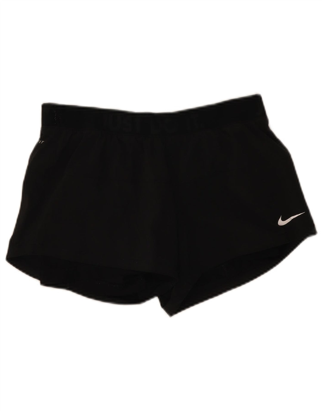 Nike Short de sport Dri Fit pour femme UK 14 Noir moyen