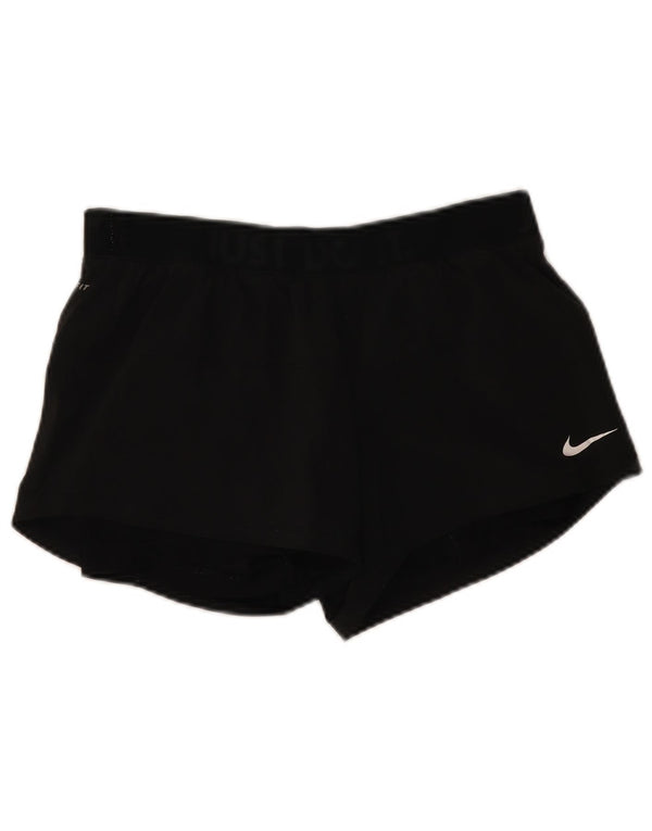 Nike Womens Dri Fit Sport Shorts UK 14 Medium Black