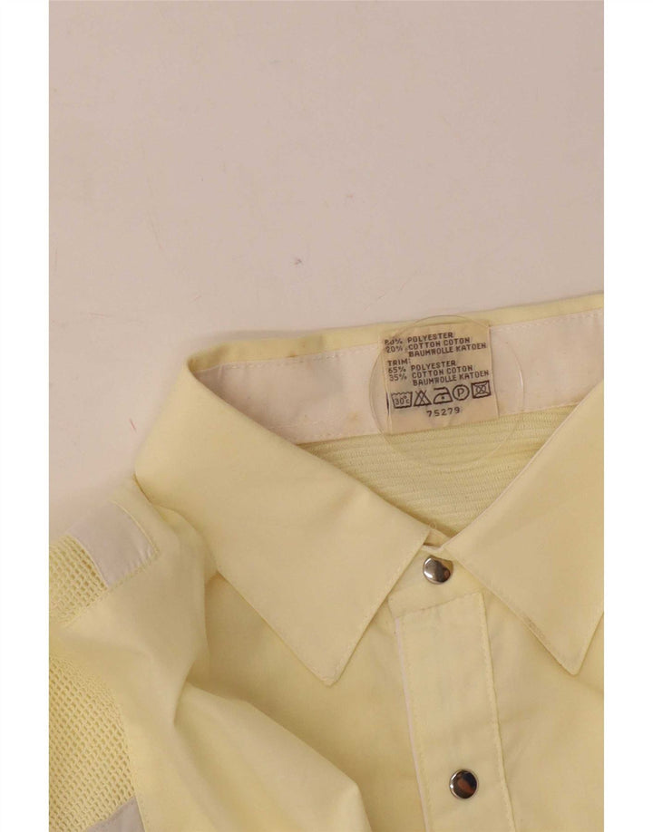 Angelo Litrico Chemise Pull Homme IT 48/50 Rayé Jaune Moyen