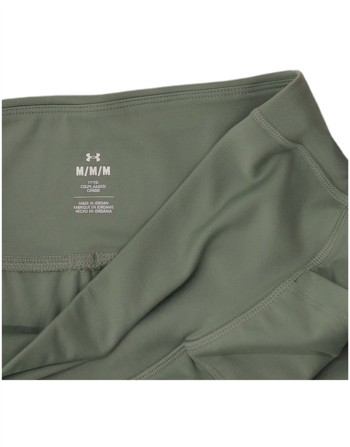 UNDER ARMOUR Womens Tracksuit Trousers Joggers UK 12 Medium Green