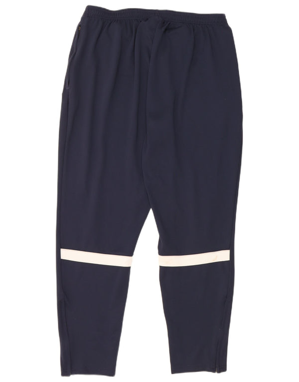 Nike Pantalon de survêtement pour homme XL Bleu marine Colorblock Polyester