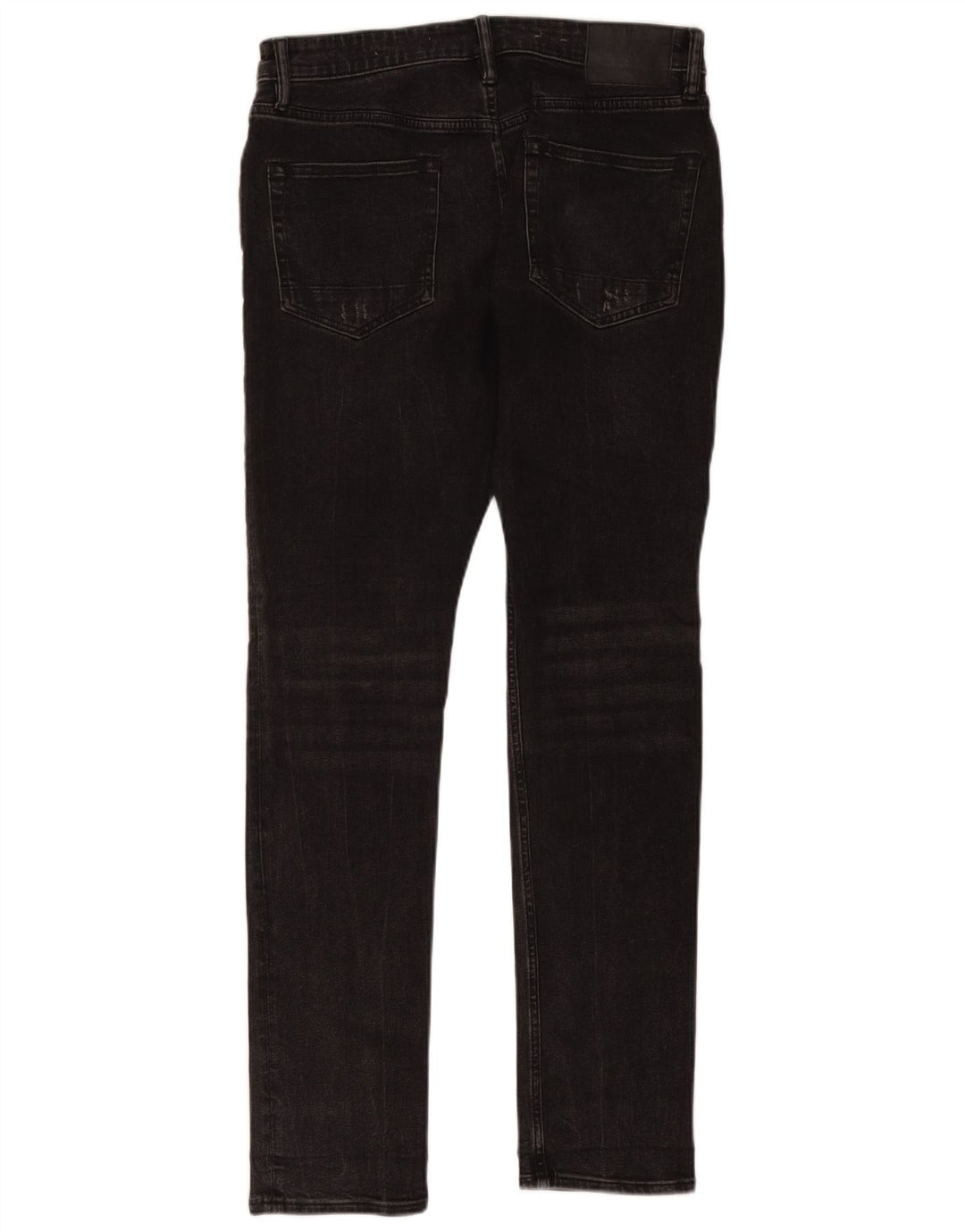 All Saints Jean slim vieilli W30 L32 homme en coton noir