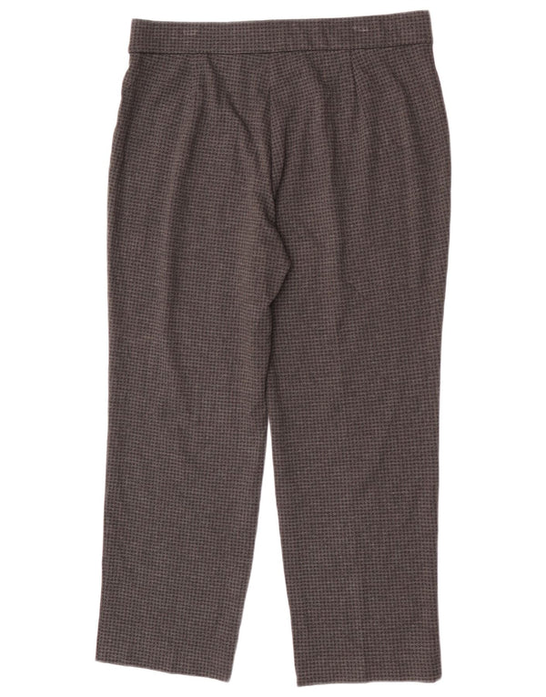 Marks & Spencer Pantalon décontracté taille haute pour femme UK 16 Large W34 L26 Gris