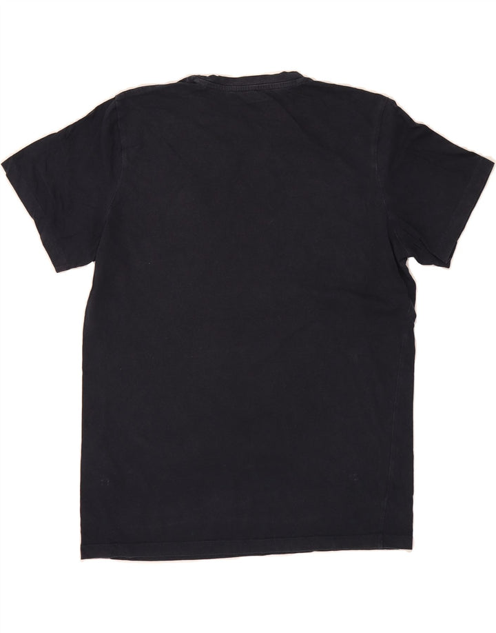 JACK & JONES Mens Graphic T-Shirt Top Medium Navy Blue Cotton Vintage Jack & Jones and Second-Hand Jack & Jones from Messina Hembry 