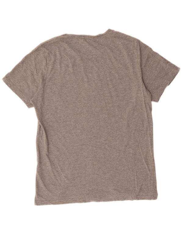 Jack & Jones T-Shirt Graphique Homme Gris Moyen Coton