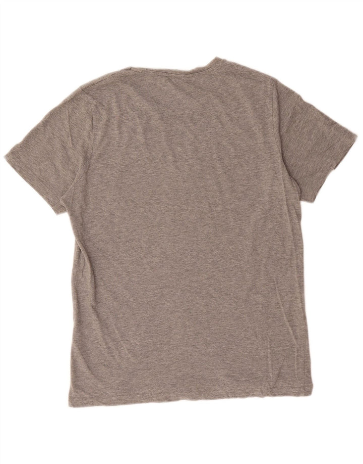 Jack & Jones T-Shirt Graphique Homme Gris Moyen Coton