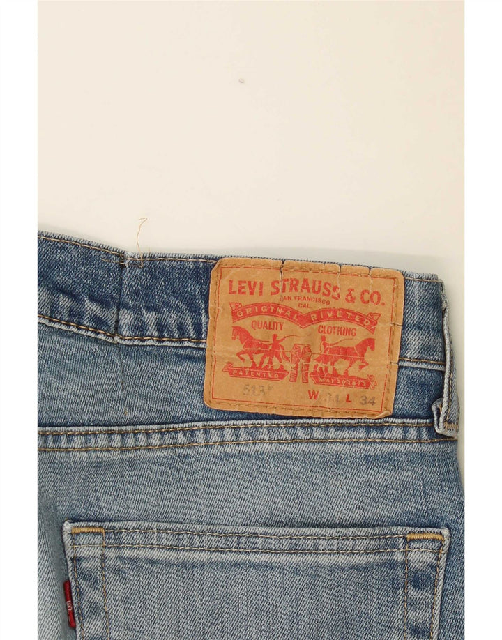 Levi's Jean Slim Droit 513 Homme W34 L30 Bleu