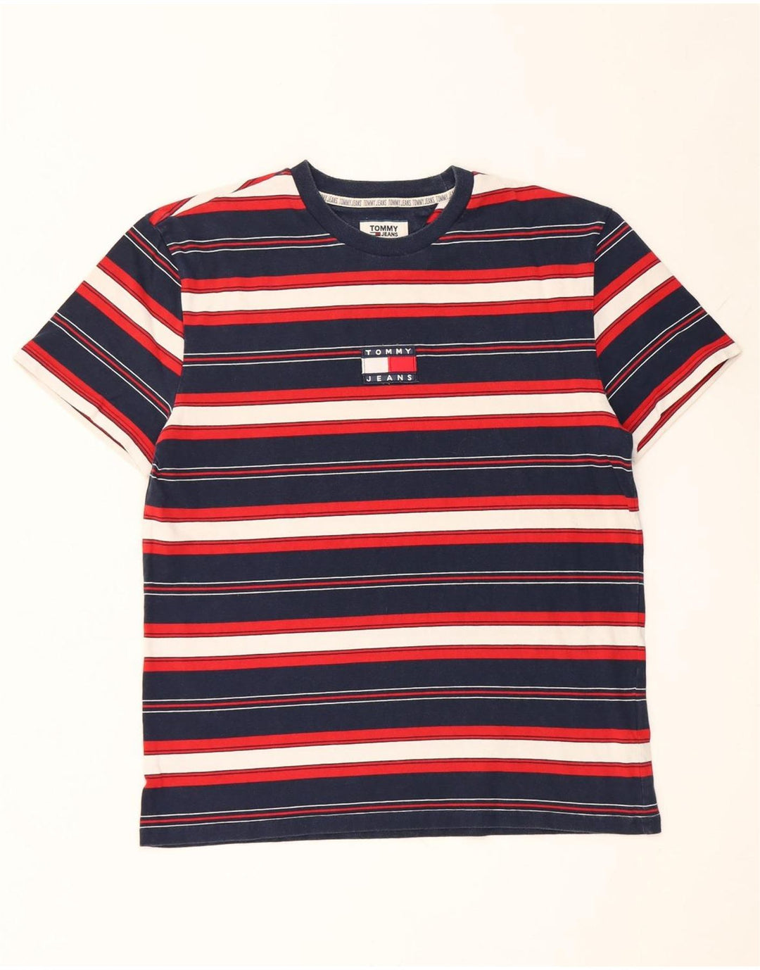 Tommy Hilfiger T-Shirt Homme Haut Large Bleu Marine