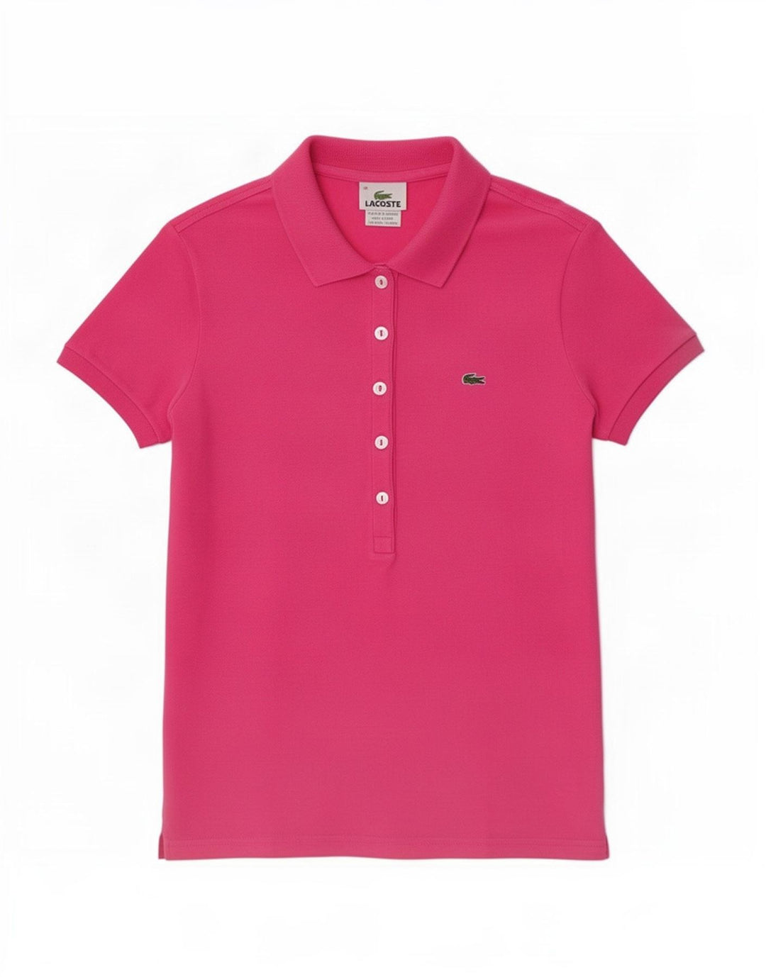 Lacoste Polo Femme EU 38 Coton Rose Moyen