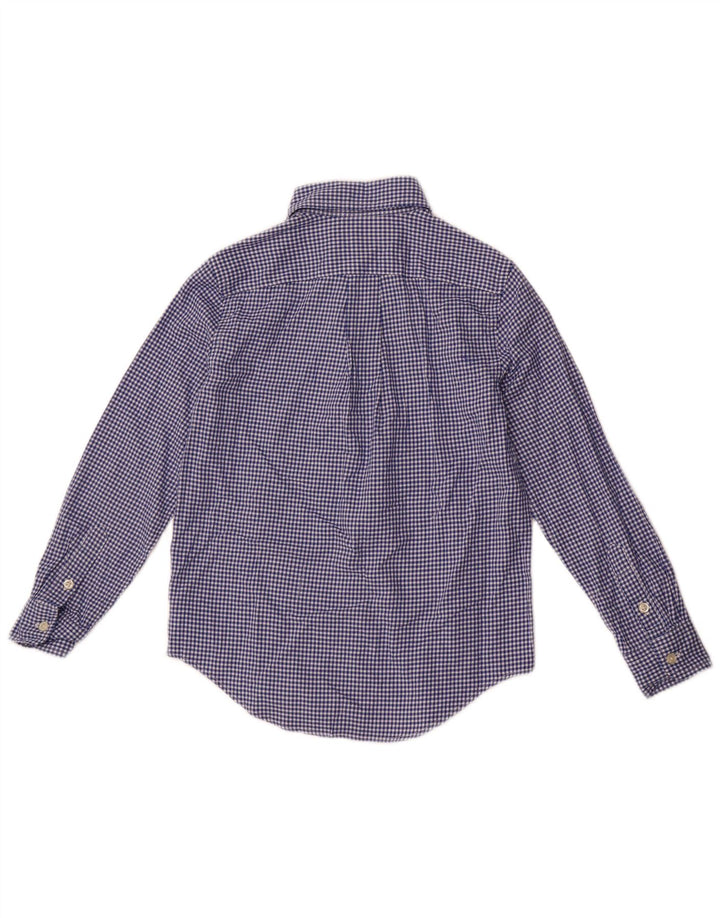 Ralph Lauren Chemise Garçon 7-8 Ans Petit Bleu Vichy Coton