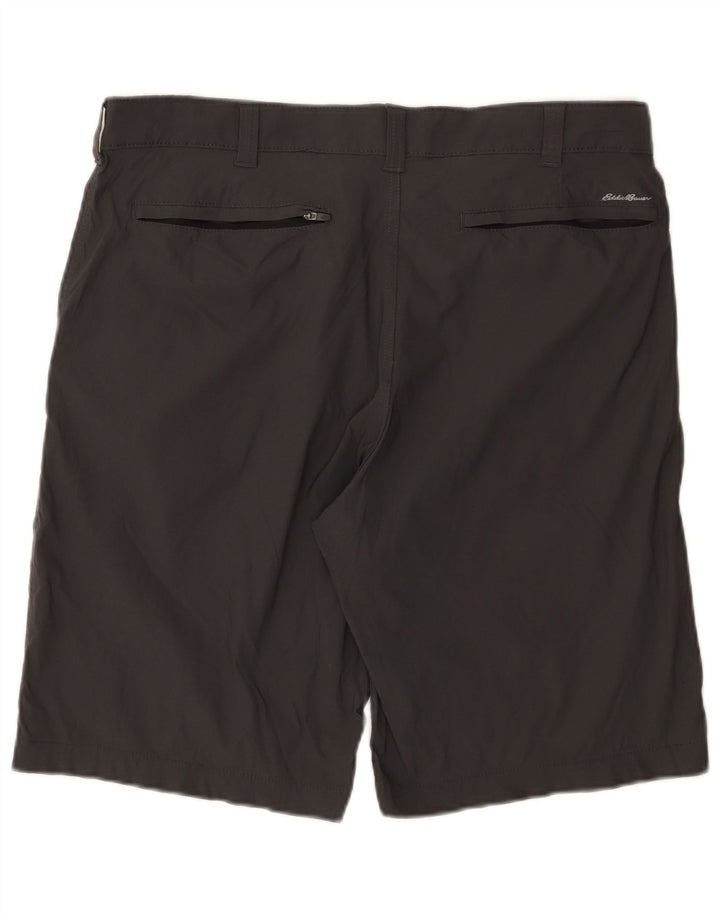 EDDIE BAUER Short Chino Homme W38 XL Nylon Gris