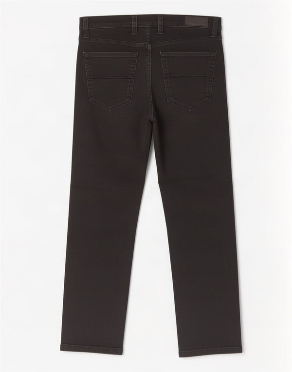 Marks & Spencer Jean droit régulier pour homme W34 L29 coton noir