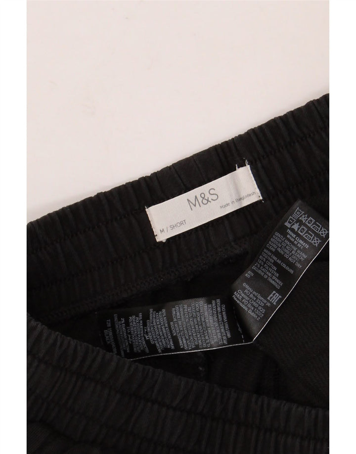 MARKS & SPENCER Pantalon de survêtement pour femme UK 44 Coton noir moyen