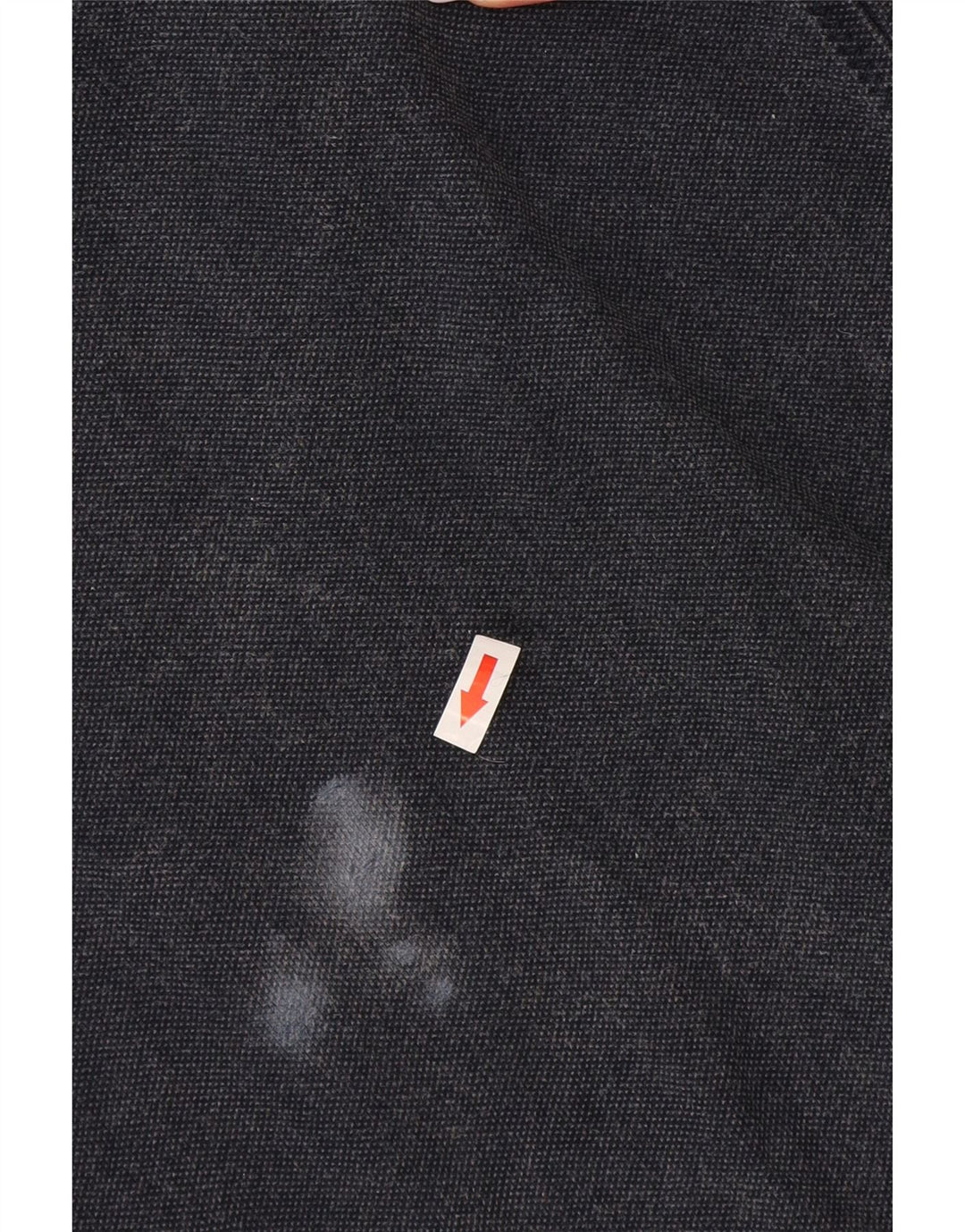 Fat Face Sweat-shirt à col zippé pour homme en coton bleu marine Taille L
