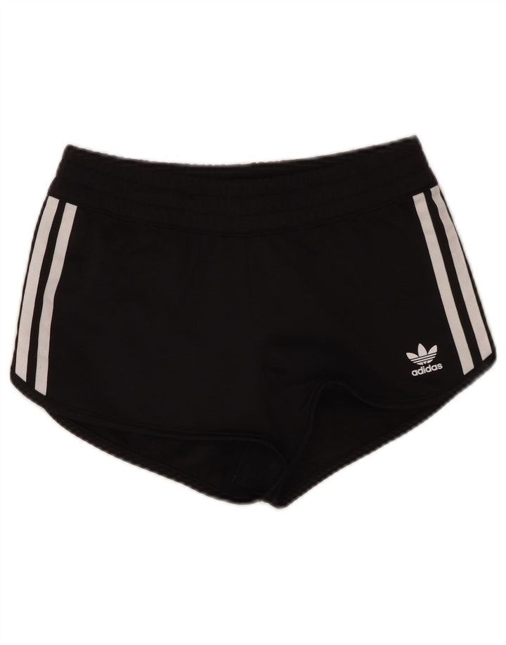 Adidas Short de sport pour femme UK 10 Petit Noir Polyester