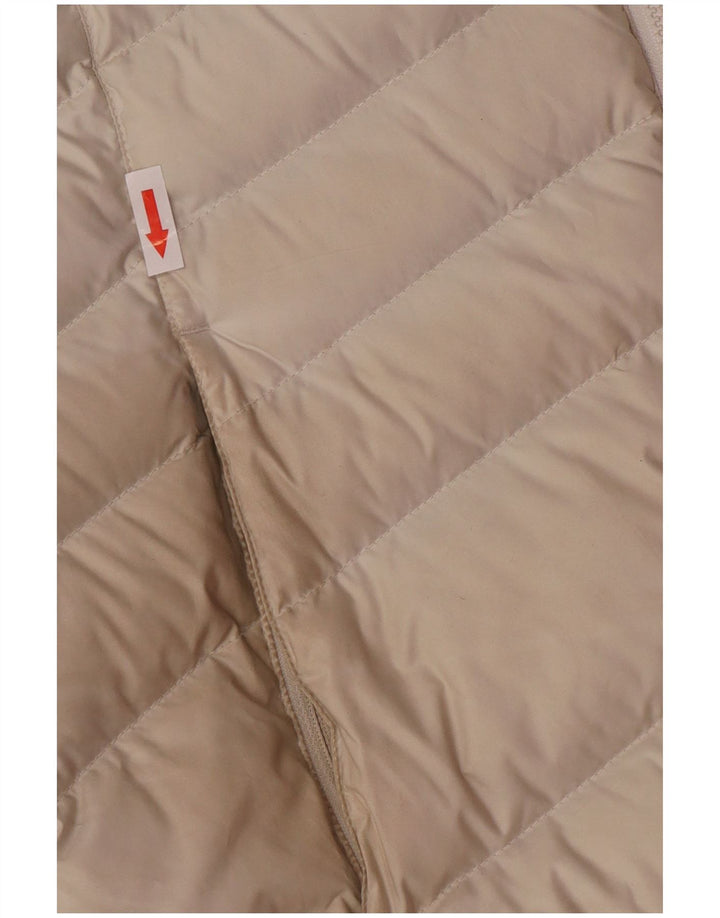 Marmot Manteau rembourré à capuche pour femme UK 10 Small Off White Polyester
