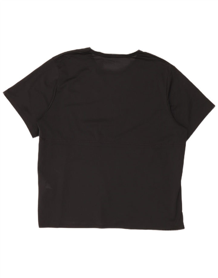Nike Hommes Dri Fit T-Shirt Haut 2XL Noir Polyester
